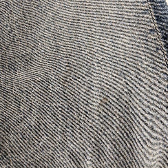 Levi's Wedgie Straight Button Fly Jeans Two Minds Wash Sz 28 - Picture 9 of 12